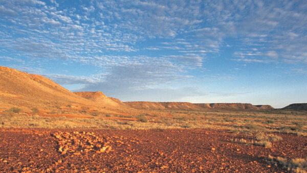 Rocky Desert Landscape near Coober Pedy