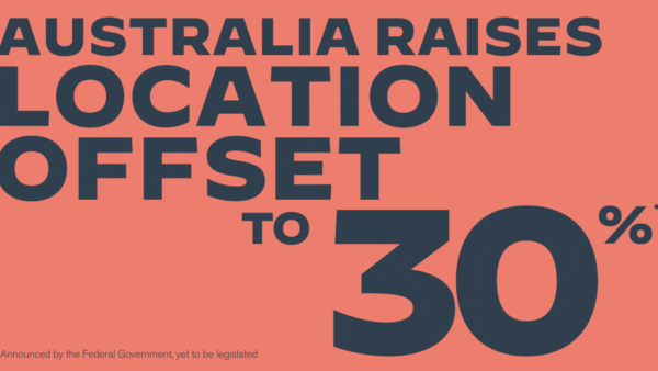 Ausfilm Celebrates Federal Government’s Announcement of 30% Location Offset