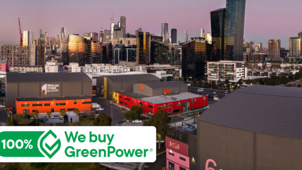 Docklands Studios becomes Australia’s first fully GreenPower film studio